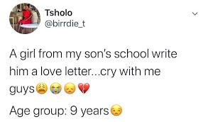 Check spelling or type a new query. Lady Shares The Beautiful Love Letter A 9 Year Old Girl Wrote To Her Son Seriezloaded Ng