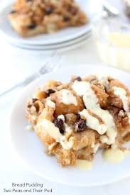It is super simple to make and is the perfect dish to warm you up inside on a cold day. Bread Pudding With Vanilla Custard Sauce Bread Pudding Recipe