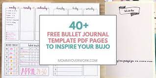 Follow to be inspired by beautiful onenote templates to organise your day job. Top 40 Free Bullet Journal Printables For Serious Bujo Fans