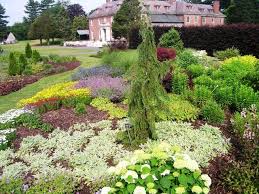 The Bressingham Gardens At The Massachusetts Horticultural Society S Elm Bank Estate In Wellesley Were Designed Specifical Conifers Garden Plants Winter Garden