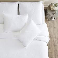 39 x 75 + adjustable paneled drop full: Signature Diamond Matelasse Bedding Ballard Designs