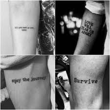 Tattoo Quotes For Men Short Meaningful Quote Tattoos For Guys Short Meaningful Quotes Tattoos Tattoo Quotes For Men Meaningful Tattoo Quotes