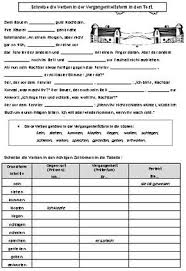 Zeitformen Von Verben Verben In Der Vergangenheit Verbformen Verben Unterricht Lesen