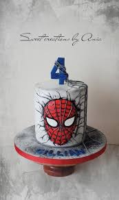 Spiderman Cake By Ania Sweet Creations By Ania Spiderman Birthday Cake Birthday Cake Kids Spiderman Cake