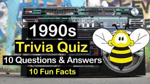 Jun 14, 2021 · test your knowledge of 90s pop culture with these 90s trivia questions. 1990s Trivia Quiz Video 90s General Knowledge Quiz Beez