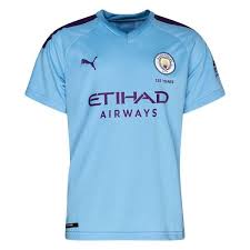 In this match and in other fa cup finals, city wore the manchester coat of arms on their shirts. Manchester City Home Shirt 2019 20 Kids Www Unisportstore Com