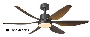 Shop wayfair for all the best ceiling fans with remote controls. Fanco Heli 56 Madeira Dc Ceiling Fan Remote Control Led Light Kit Domaco