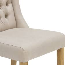 Kipling Fabric Dining Chair Cream Oak Barker Stonehouse Fabric Dining Chairs Oak Dining Chairs Chair