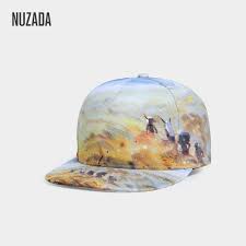 Brand Nuzada Original Style Men Women Couple Baseball Cap Street Punk Caps Hd 3d Printing Design Snapback Bone Cotto Cotton Hats 3dprinting Design Baseball Cap