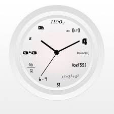 Download Free Digital Math Wall Clock Mockup In Psd Clock Wall Clock Math Wall