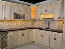 bisque kitchen display traditional