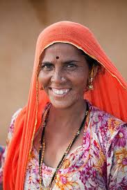 Fata tribală din Rajasthan editorial stock image. Imagine din india