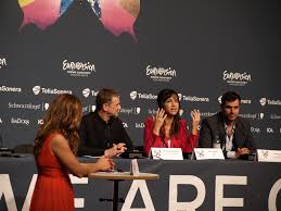 Petra mede försvann från lördagens repetition inför finalen av eurovision song contest. Petra Mede At The Press Conference At The Eurovision Song Contest 2013 Eurovisionary Eurovision News Worth Reading
