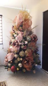 Pino Navideno En Tonos Rosa Oro Cobre Rosegold Tree Pink Christmas Amazing Christmas Trees Diy Christmas Tree Christmas Decorations Rustic Tree