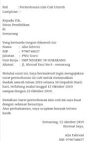 Contoh surat izin tidak masuk kerja pns yang baik dan benar. 25 Contoh Surat Izin Tidak Masuk Kerja Berbagai Alasan Contoh Surat
