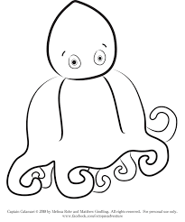 Try to color funny octopus to unexpected colors! Printable Octopus Coloring Pages The Inky Octopus