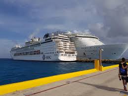 The allure sails from fort lauderdale, florida and hits some of the following ports that are mainly in the western caribbean with: Allure Of The Seas Next To Msc Armonia I Could Have Jumped Over Cruise
