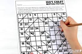 The math curriculum we started with had my n, a first grader, working on number puzzles. Hundreds Chart Puzzles For The Whole Year And A Free Sample
