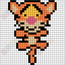Tigger Pixel Art Pixel Art Pixel Art Characters Easy Pixel Art There are 248 pixel art grid for sale on etsy, and they cost $23.06 on average. tigger pixel art pixel art pixel art