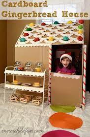 Be sure to read for all the other learning activities for preschoolers using this one gingerbread man theme printable. Cardboard Gingerbread House Life Size Inner Child Fun Cardboard Gingerbread House Preschool Christmas Christmas Activities
