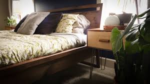 ], with resolution 640px x 640px. Diy Mid Century Modern Inspired Sleigh Bed Haven Canada