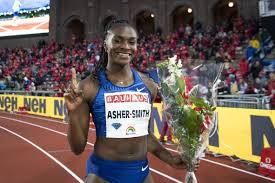 The londoner claimed her first global senior medal when winning silver in the 100m at the athletics world championships in doha in 2019 and followed that up by taking gold in the 200m just days later. Dina Asher Smith Takes Gold In Stockholm Beating Olympic And World Champions