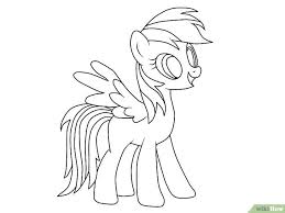 Belajar menggambar kuda poni dan mewarnai gambar little pony. Contoh Gambar Mewarnai Kuda Poni Rainbow Dash Kataucap