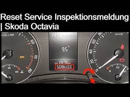 The oil reset is the same just do not turn. Skoda Octavia Reset Service Inspektion Warnmeldung Zuruckstellen Zurucksetzen How To Tutorial Youtube