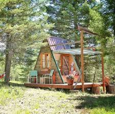 I somehow don't see mrs. Cheap Tiny House This Tiny A Frame Cabin Cost Just 700