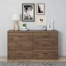 Mainstays Classic 6 Drawer Dresser Walnut Walmart Com 6 Drawer Dresser Furniture Dresser