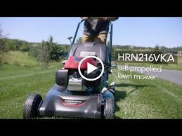 Adjustable smart drive variable speed transmission adjusts the self propelled speed to your walking. Honda Hrn216vka Mower 21 Walk Behind Mower Honda Lawn Mowers