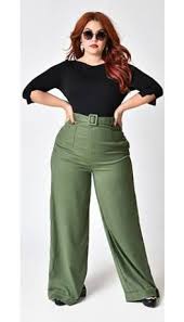 Collectif Plus Size 1940s Style Olive Green Gertrude