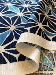 etsy の和柄 麻の葉 シャンタン 生地 2種類 日本製 50cm l 108cm w approx 20 42 5 ショップ名 coeurjapon シャンタン 生地 文様 ナプキンリング