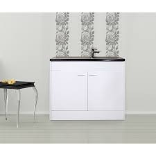 Respekta Unterschrank Mit Auflegespule Ks50d 100 Cm X 50 Cm Edelstahl Weiss Kaufen Bei Obi