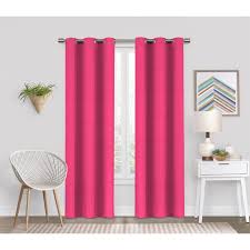 They didn't completely block out light, but they weren't. Eclipse Dayton Blackout Energy Efficient Curtain Panel 42 X 63 Pink Walmart Com Walmart Com
