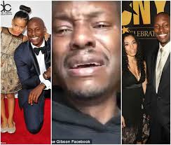 Tyrese Breaks Down Over Tense Child Custody Battle With Ex-Wife: ”Don't  take my baby please”