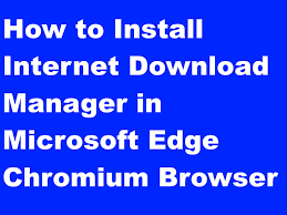 Reed.co.uk advertises a large variety of microsoft courses which are delivered by a range of learning providers. Download Idm Extension For Ede How To Install Internet Download Manager On Microsoft Edge If This Option Is Disabled Idm Cannot Detect The Initiated Downloads