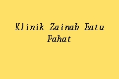 Hotel mit pool batu pahat. Map And Reviews About Klinik Zainab Batu Pahat