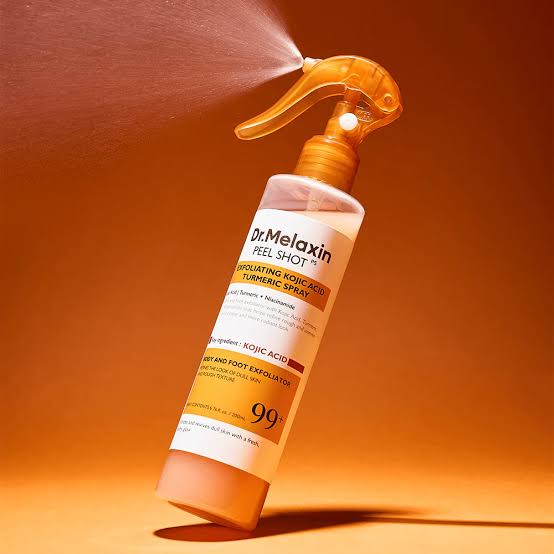 Dr.Melaxin Peel Shot Exfoliating Kojic Acid Turmeric Spray 200 ml - Maroc  Cosmetic