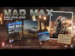Mad Max Ripper Edition Ps4 Region 3 Unboxing Video Mad Max Unboxing Videos Comic Poster