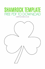 This page has a collection of color by number worksheets appropriate for kindergarten through fourth grade, covering addition, subtraction, multiplication and division operations. Free Shamrock Template Printable Pdf Crafts On Sea