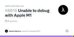 Unable to debug with Apple M1 · Issue #6616 · intellij-rust ...