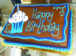 Simple Happy Birthday Sheet Cake Designs Happy Birthday Sheet Cake By Stephanie Dillon Ls1 Hy Vee Birthday Sheet Cakes Sheet Cake Designs Sheet Cakes Decorated