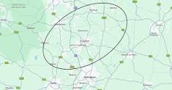 What is the area of Nottinghamshire/Derbyshire that I've circled ...