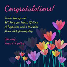 Maybe you would like to learn more about one of these? Colorful Elegant Wedding Wishes Card Template