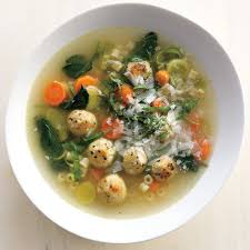Spring Minestrone With Chicken Meatballs Recipe Epicurious Recipe Minestrone Chicken Meatballs Delicious Soup