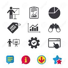 Diagram Graph Pie Chart Icon Presentation Billboard Symbol