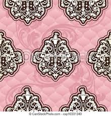 Rococo pattern stock photos rococo pattern stock illustrations. Seamless Rococo Floral In Pink Seamless Pattern Inspired By Rococo Era Designs The Tiles Can Be Combined Seamlessly Canstock