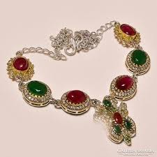 Hürrem szultána 925-ös ezüst rubin, smaragd, topáz nyakék | Pandora charm  bracelet, Topaz, Charm bracelet