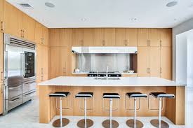 Another detail that you must look from it is the use of dark bluish grey on the wall. Contemporary Custom Rift Oak Cabinets Contemporary Kitchen Tampa By Castor Inc Houzz